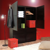 Kleiderschrank "Eva" aus Mahagoniholz