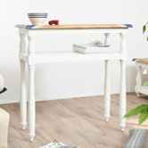 Konsolentisch "Navy" in Wei&szlig;