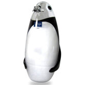 Daddy Penguin in White and Black