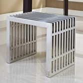 Small Gridiron Metal Bench