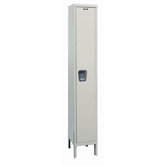 Maintenance-Free Quiet Stock Lockers - Single Tier - 1 Section (Assembled)
