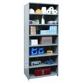 Hi-Tech Shelving Heavy-Duty Closed Type Starter and Optional Add-on Unit with 8 Shelves