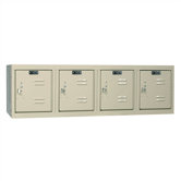 Premium Stock Lockers - Four-Wide Wall Mount (Unassembled)