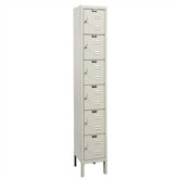Assembled Premium Stock Six Tiers 1 Section Lockers