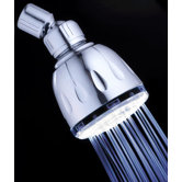 Fading Color Fixed LED Illuminated Shower Head
