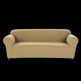 Chamois Stretch Loveseat Slipcover