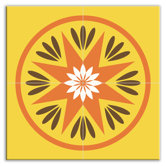 Organic Origins Decorative Tile Quad in Country Harvest
