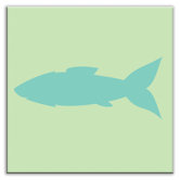 Folksy Love Decorative Tile in Splash
