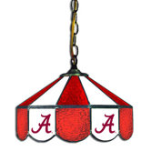 NCAA 14" Stained Glass Swag Lamp