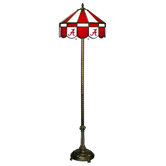 NCAA 16" Stained Glass Floor Lamp
