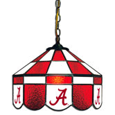 NCAA 14" Executive Style Stained Glass Swag Lamp