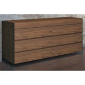 II Vetro 6 Drawer Dresser