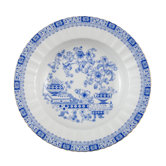 Dorothea Chinese Blue 23cm Soup Plate with Banner