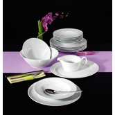 Paso White 16 Piece F Round Dinnerware Set