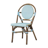 Outdoor Cottage Paris Bistro Fabric Side Chair