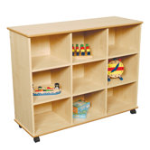 Maple 9 Section Storage Unit