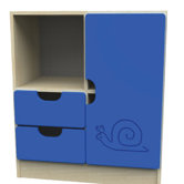 Novo 4 Section Storage Unit with Large Door
