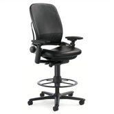 Leap 462 Series Leather Height Adjustable Stool