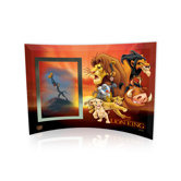 Lion King (Group Collage) Curved Glass Print with Photo Frame