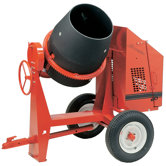 C6-PE1 - 6 cu ft Concrete Mixer Poly - 1 HP Electric w/ Options