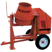 C3-CGR6 - 3 cu ft Concrete Mixer - 6 HP Robin w/ Optional Lighting Kit