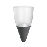53cm Post Top "Heads" in Anthrazit / Transparent