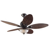 Caribbean Breeze Ceiling Fan in Bronze with Remote