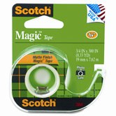 Magic Office Tape with Refillable Dispenser, 3/4" x 8 Yards, Clear