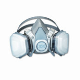 Dual Cartridge Respirator Assembly 52P71, Organic Vapor/P95, Medium