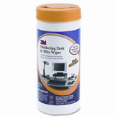 Disinfecting Desk and Office Wet Wipes, 25/Canister
