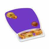Gel Mouse Pad with Wrist Rest, Daisy Design
