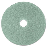 Burnish Pad, 19", Aqua, 5 Pads/Carton