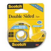 Double-Sided Tape, Removable, 3/4"x200", Transparent
