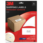 Shipping Labels,Inkjet Paper,2"x4",250/PK,White