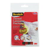 Laminating Pouch, Index Card, 3-1/2"x5-1/2", 20/PK, CL