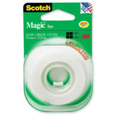 Magic Tape, 3/4"x500", Clear