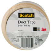 20 Yards Pearl White Duct Tape