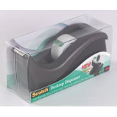 Black Scotch&reg; Desktop Dispenser With Tape C60-B