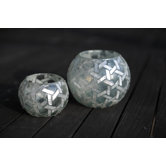 Capiz Hexagon Weave Round Tealight