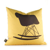 Modern Classics Pillow in Sunflower and Chocolate