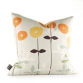Aequorea Rhythm Scribble Pillow in Grass