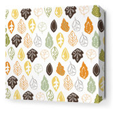 Rhythm Collage Stretched Wall Art in Grass