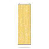 Pussy Willows Slat Hanging Panel in Sherbet
