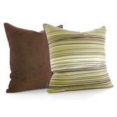Rain Throw Pillow in Grass