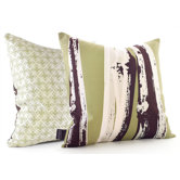Bamboo Throw Pillow in Grass