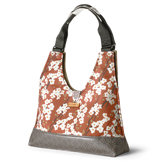 Reagan Flowering Pyrus Handbag in Rust