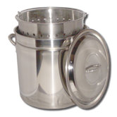 Boiling Steamer Pot and Punched Basket