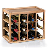 Stackable Cube 12 Bottle Wine Rack