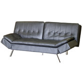 Eurox Tribeca Leather Convertible Sofa