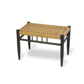 Low Country Aluminum and Vinyl Wicker Picnic Bench